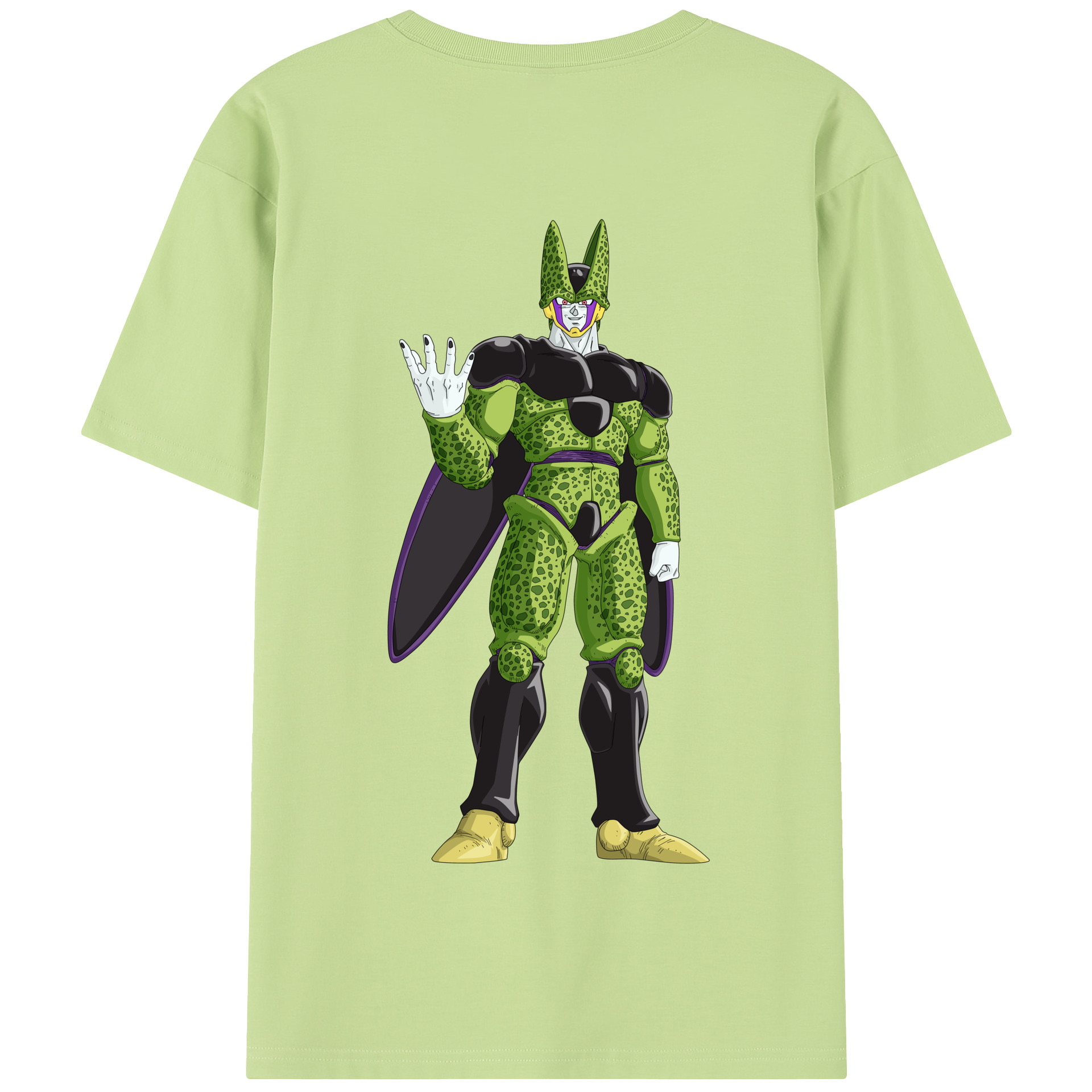 （画像用） ドラゴンボール セル DRAGON BALL Cell 綿100％半袖Tシャツ（背面プリント）